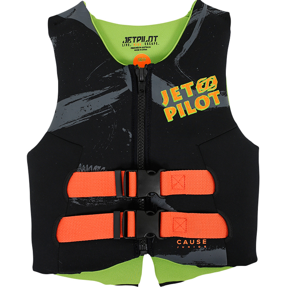 Jetpilot Cause gilet de sauvetage 50N en néoprène pour enfant 12-14 ans 4