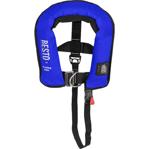 Junior 100N gilet de sauvetage enfant 15-40kg bleu