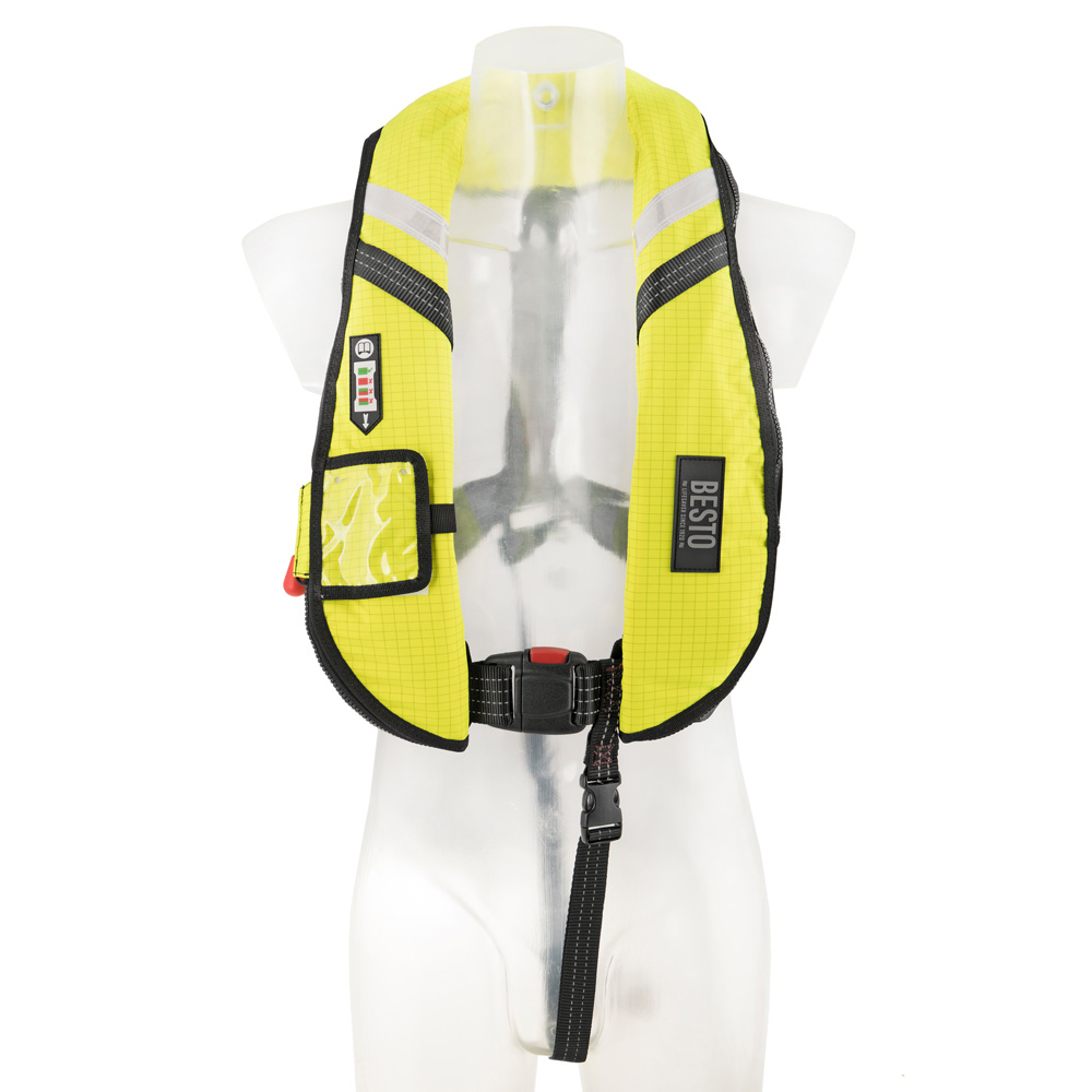 Besto gilet de sauvetage 300N antistatique - ignifuge A/W ISO jaune foto 1