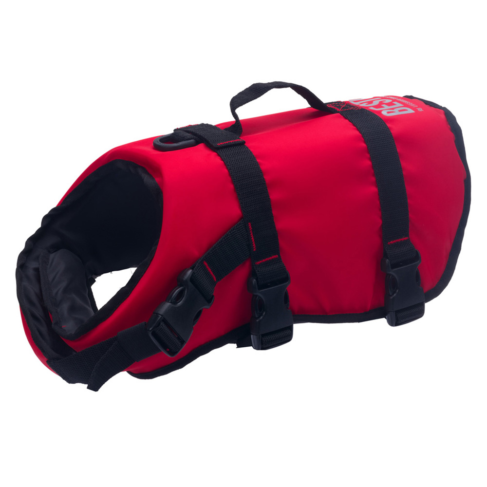gilet de sauvetage pour chien rouge