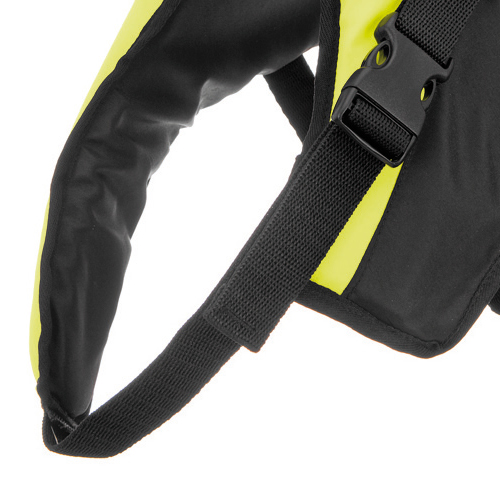 gilet de sauvetage chien deluxe jaune