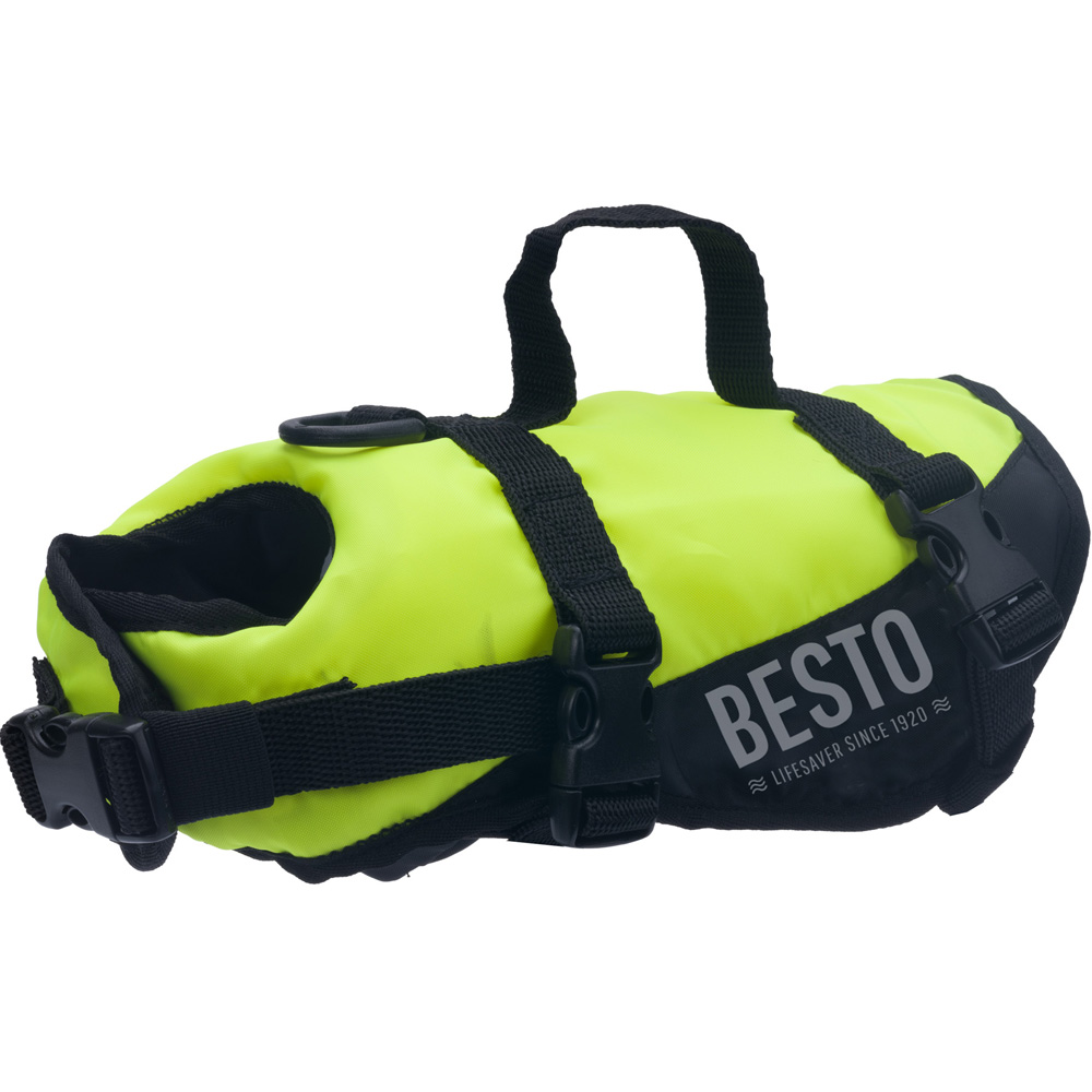 Besto gilet de sauvetage deluxe pour chat jaune/noir foto 1