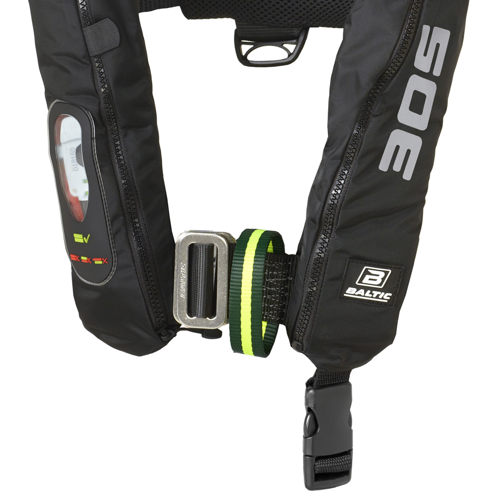 baltic Legend 305N gilet de sauvetage automatique noir avec harnais 2