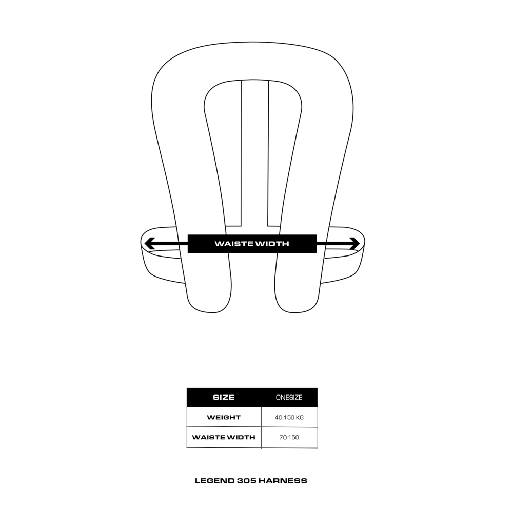 baltic Legend 305N gilet de sauvetage automatique noir avec harnais 6