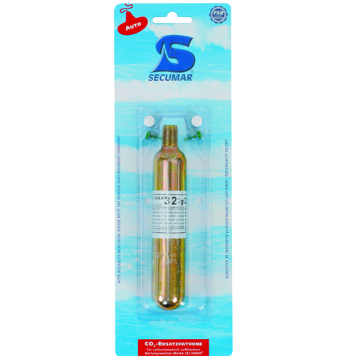 Secumar cartouche 22 gr.  co2 avec 2 pastilles + 2 pins pour gilets automatiques 4