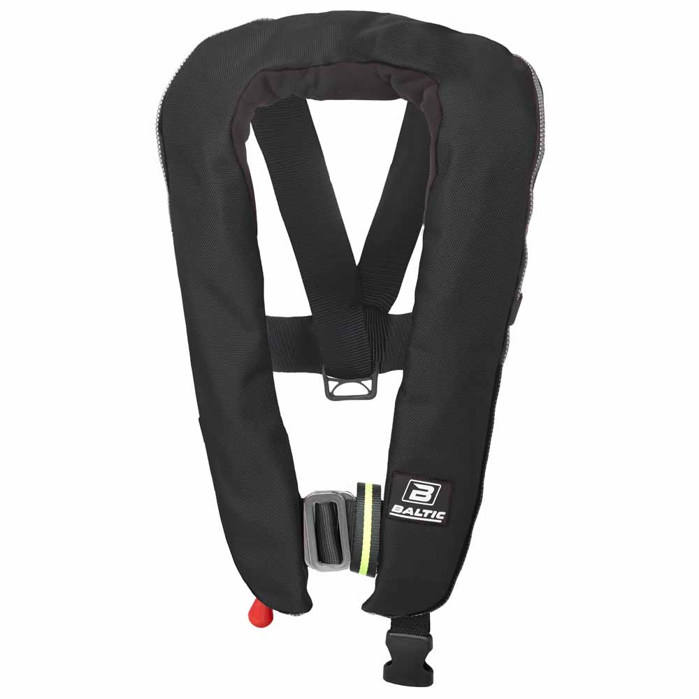 baltic Winner 165N gilet de sauvetage automatique noir avec harnais