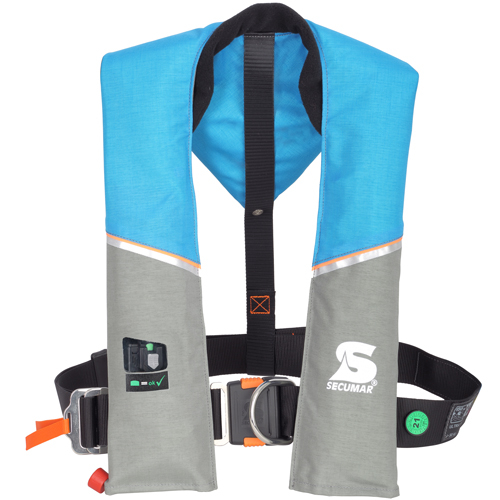 Secumar Ultra 170N gilet de sauvetage hawaiian ocean/orange avec harnais