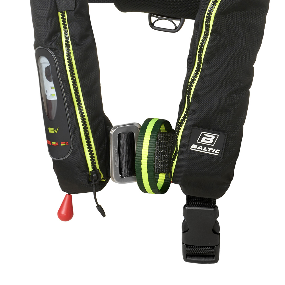 baltic Legend 165N gilet de sauvetage automatique noir avec harnais