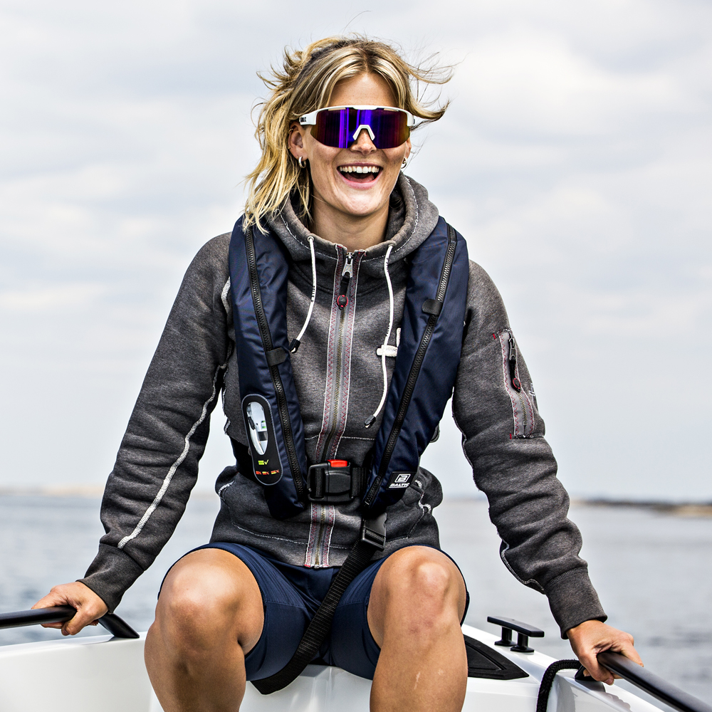 baltic Legend 165N gilet de sauvetage automatique noir avec harnais